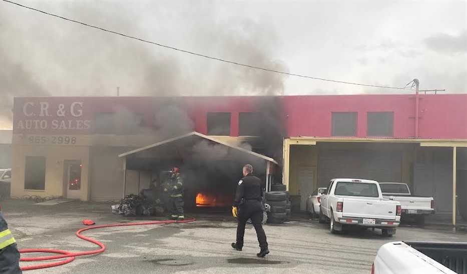 Commercial structure fire erupts in Orland The Glenn County Observer